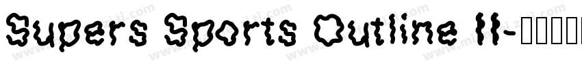 Supers Sports Outline II字体转换